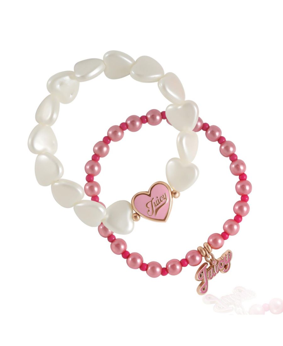 Браслет в розово-белых тонах - с подвесками в виде сердечка и сочной помады Juicy Couture Kids, Pink, white
Браслет в розово-белых тонах - с подвесками в виде сердечка и сочной помады Juicy Couture Kids, Pink, white