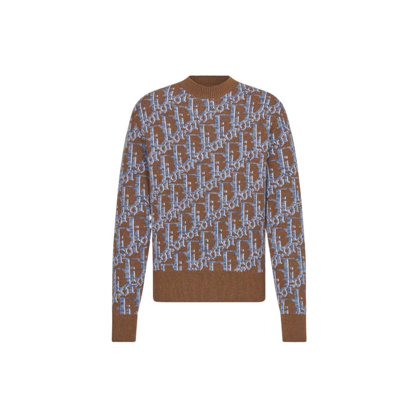 Свитер с монограммой, выполненной в технике интарсии Dior, синий
Свитер с монограммой, выполненной в технике интарсии Dior, синий