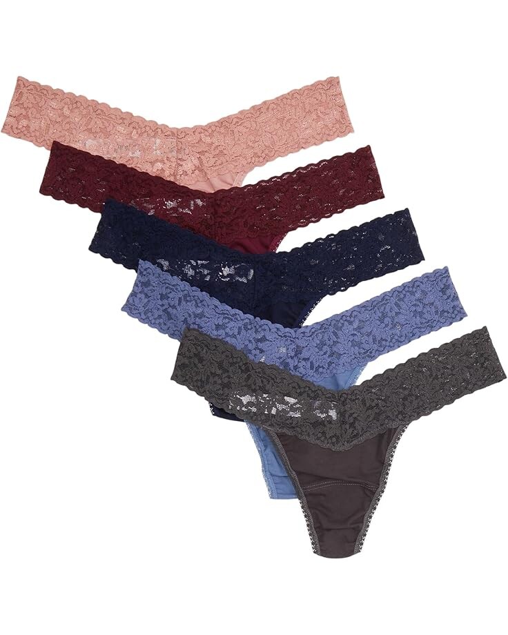 Стринги Hanky Panky Supima Cotton Low Rise Thong 5 Pack, цвет Roobios/Cabernet/Navy/Granite/Washed Indigo
Стринги Hanky Panky Supima Cotton Low Rise Thong 5 Pack, цвет Roobios/Cabernet/Navy/Granite/Washed Indigo