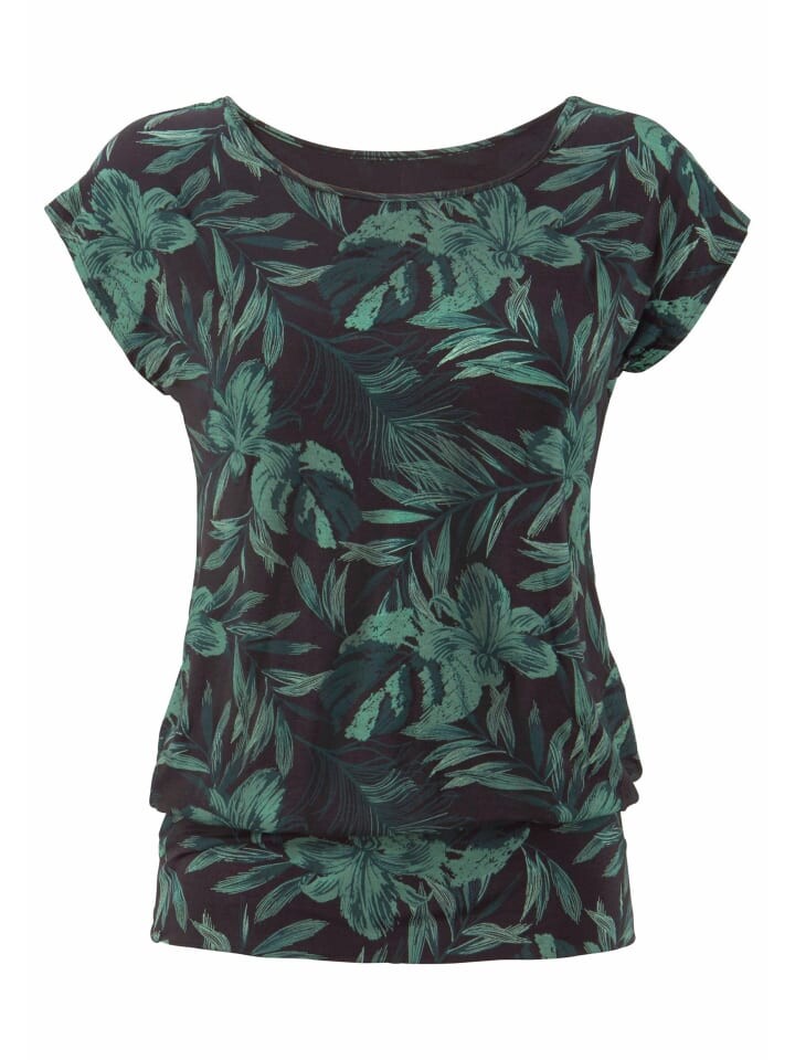 Футболка LASCANA, цвет schwarz/grün
Футболка LASCANA, цвет schwarz/grün