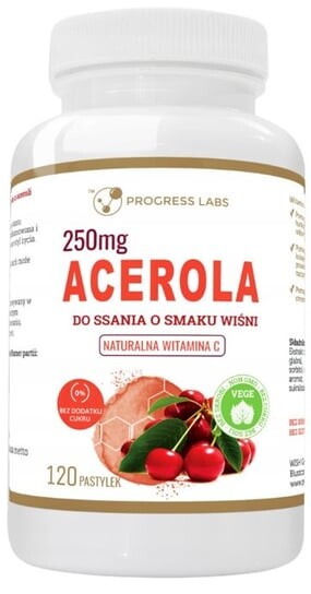 Progress Labs, Ацерола 250 мг, 120 пастилок Inna marka
Progress Labs, Ацерола 250 мг, 120 пастилок Inna marka