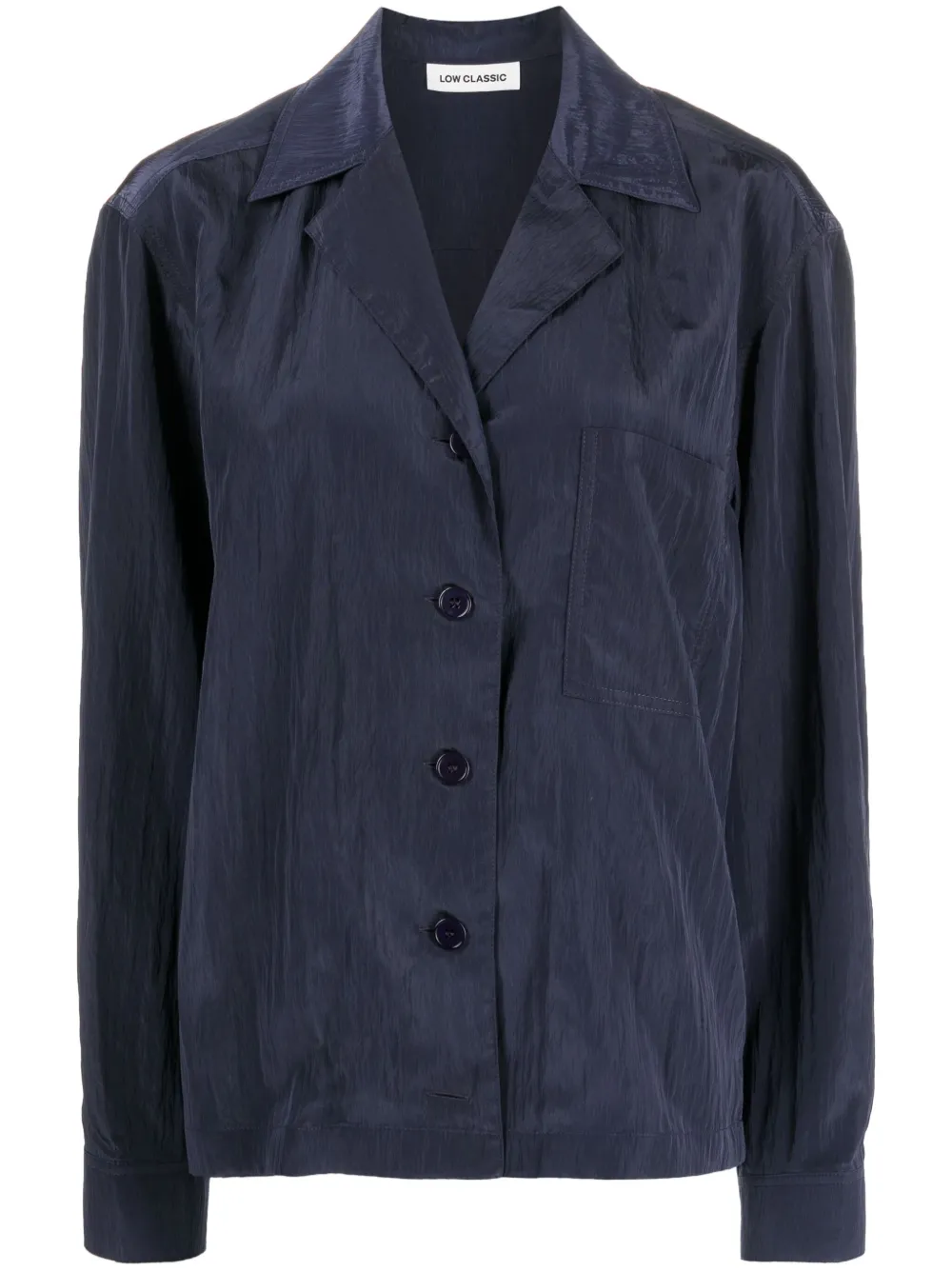 Рубашка с распашным воротником Low Classic, синий
Рубашка с распашным воротником Low Classic, синий