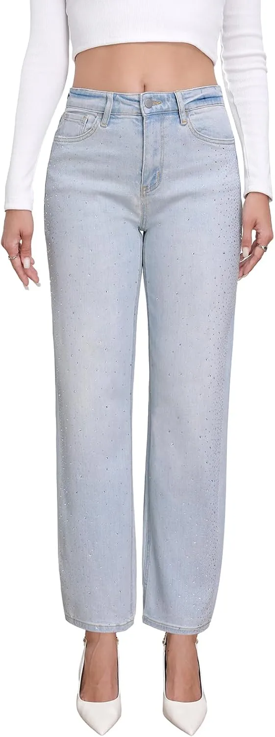 Женские джинсы Mid Rise Light Blue с пайетками и карманами ACTIFORTERRAS
Женские джинсы Mid Rise Light Blue с пайетками и карманами ACTIFORTERRAS