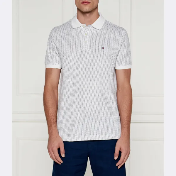 Рубашка поло стандартного кроя Tommy Hilfiger, белый 
Рубашка поло стандартного кроя Tommy Hilfiger, белый