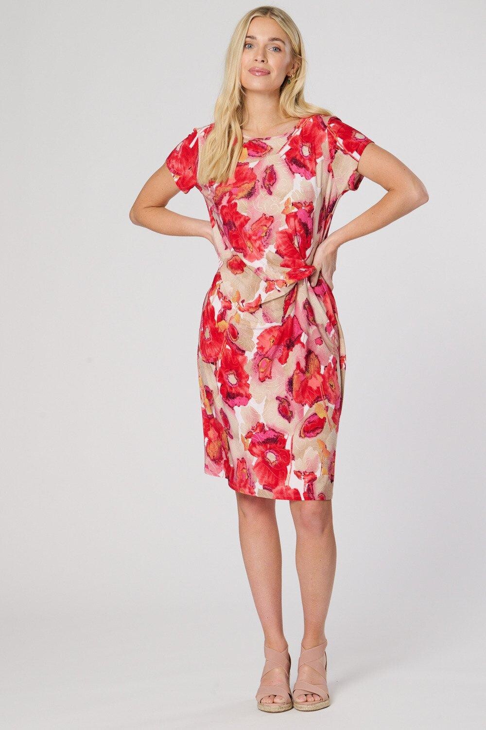 Платье длиной до колена с драпировкой Saloos, розовый
Платье длиной до колена с драпировкой Saloos, розовый