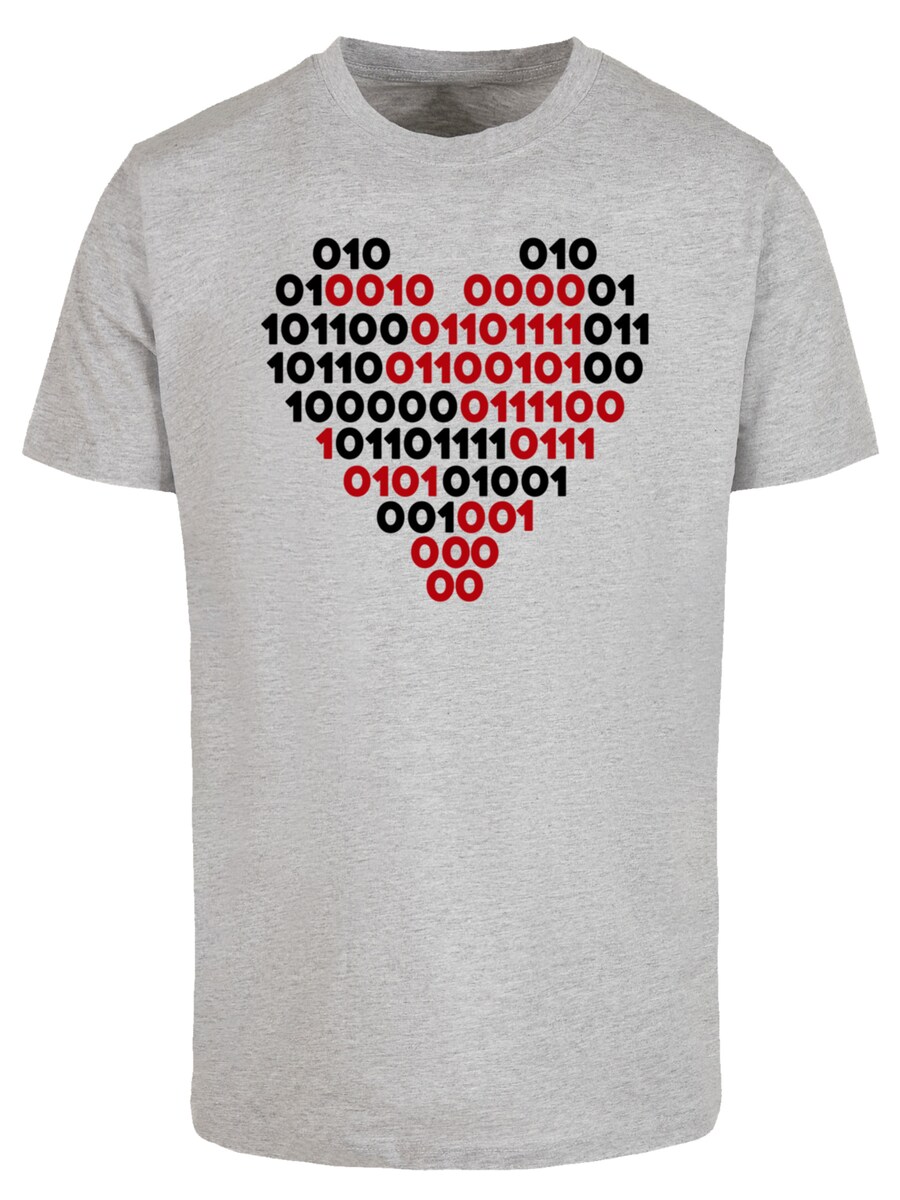 Рубашка F4NT4STIC I Love You 01001001 Binary Code Herz Valentinstag, Mottled Grey
Рубашка F4NT4STIC I Love You 01001001 Binary Code Herz Valentinstag, Mottled Grey