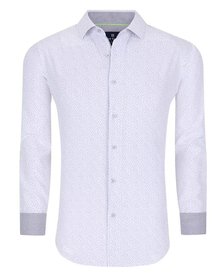 Мужская облегающая рубашка на пуговицах Performance Geometric Tom Baine, синий
Мужская облегающая рубашка на пуговицах Performance Geometric Tom Baine, синий