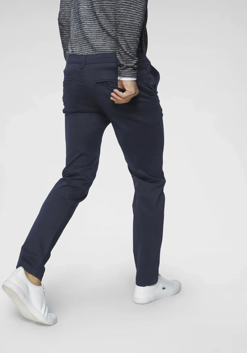Брюки-чиносы Jack & Jones "JPSTOLLIE JJDAVE CHINO", синий 
Брюки-чиносы Jack & Jones "JPSTOLLIE JJDAVE CHINO", синий