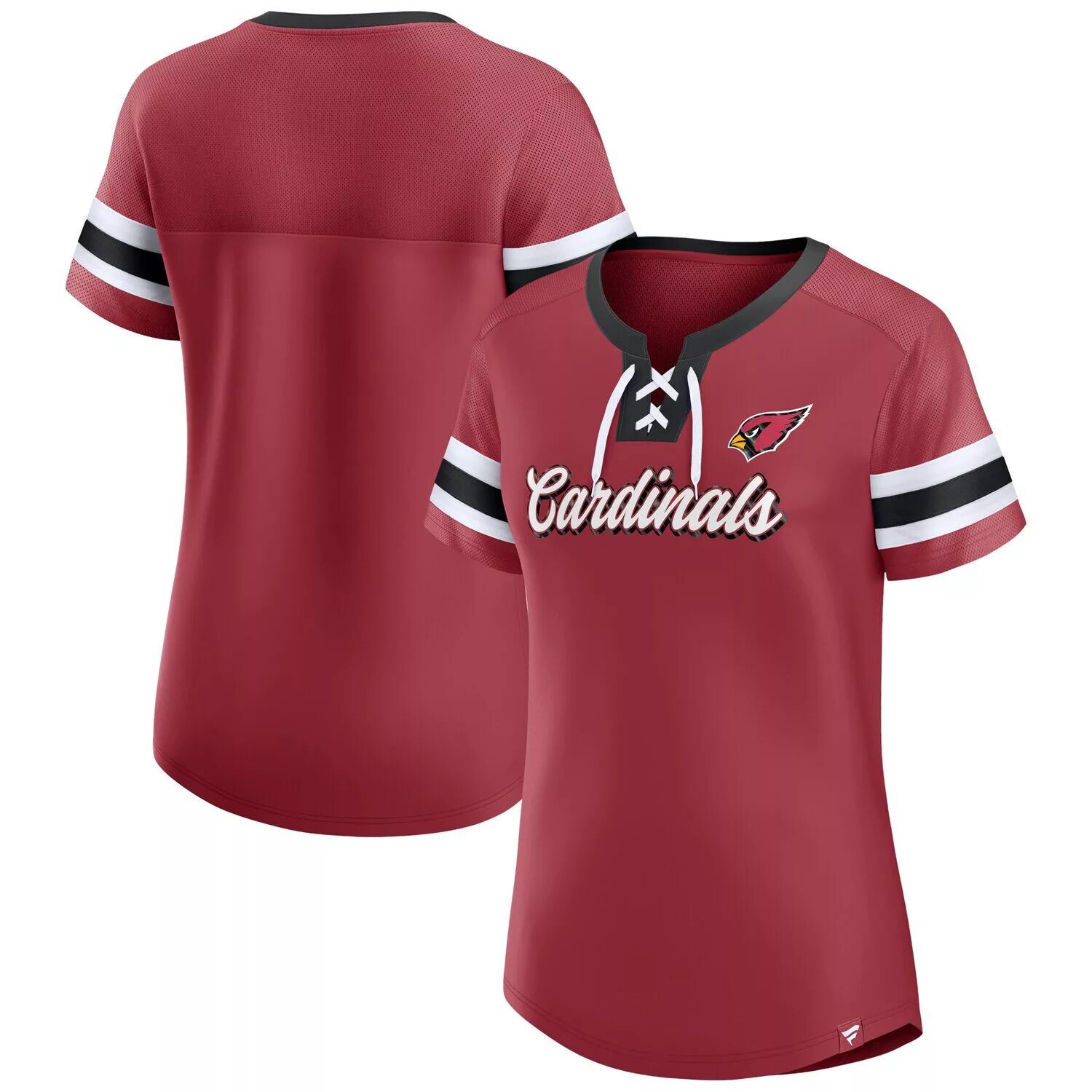 Женская футболка Fanatics Cardinal Arizona Cardinals Original State на шнуровке Fanatics
Женская футболка Fanatics Cardinal Arizona Cardinals Original State на шнуровке Fanatics