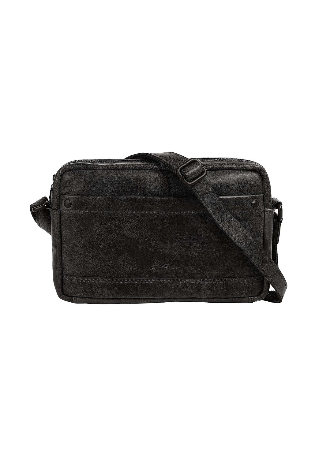 Сумка через плечо, натуральная кожа SANSIBAR, черный 
Сумка через плечо, натуральная кожа SANSIBAR, черный