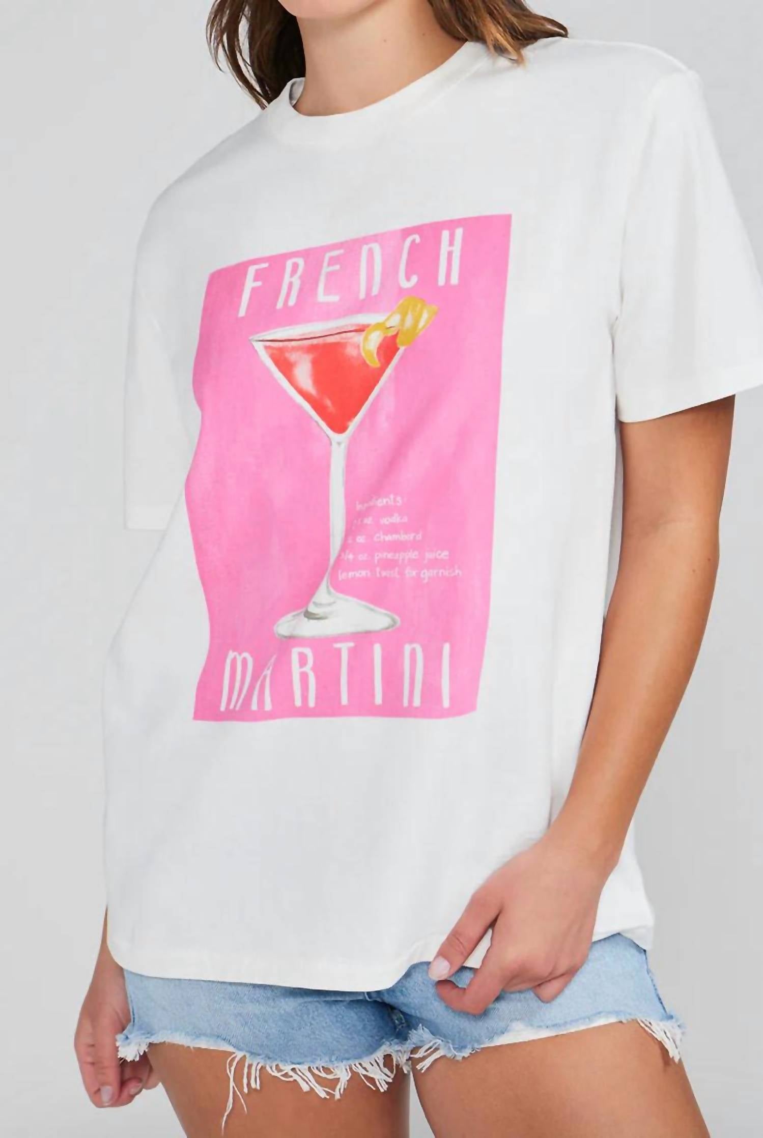 Футболка French Martini белая WILDFOX
Футболка French Martini белая WILDFOX