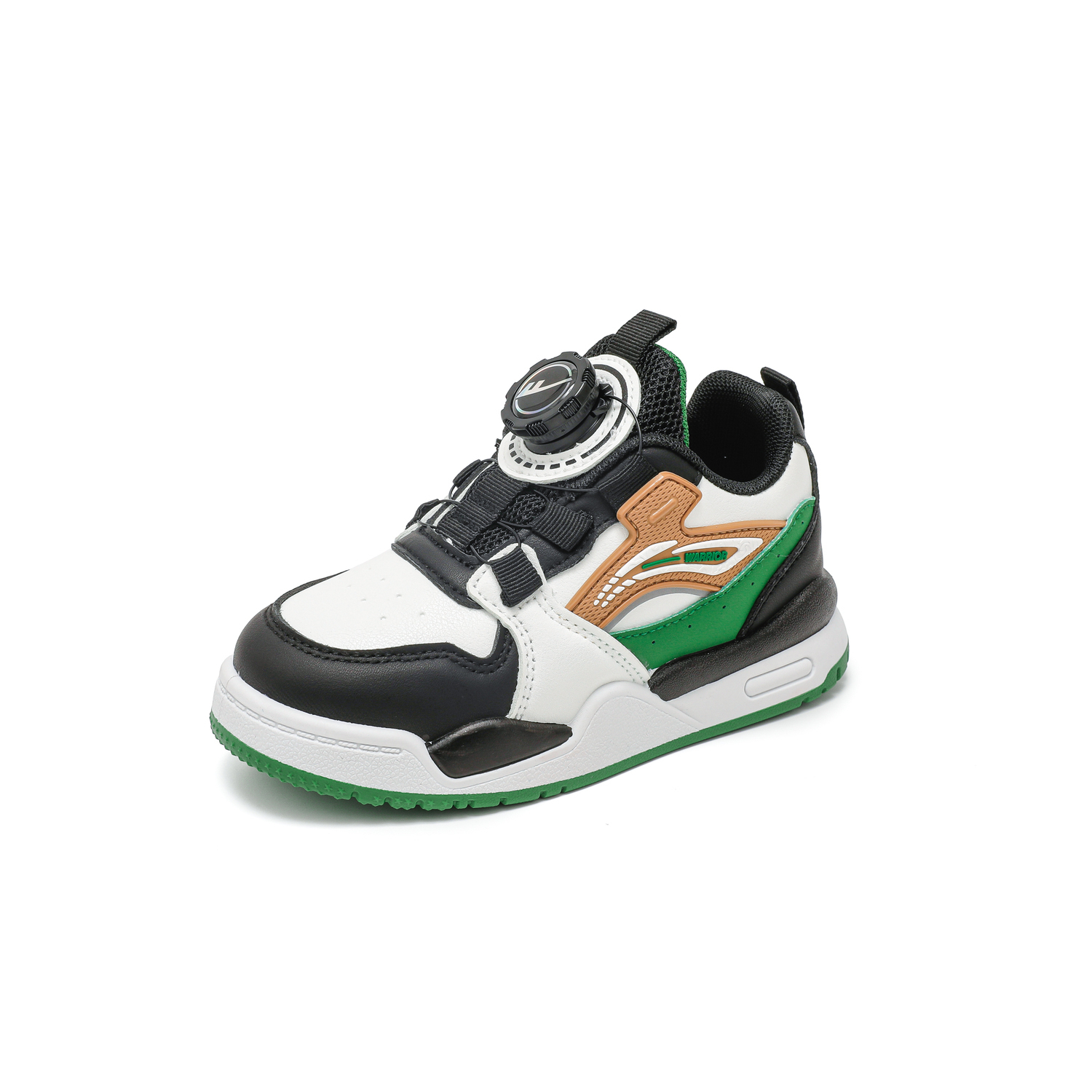 Детские прогулочные ботинки mid top с амортизацией и износостойкостью WARRIOR, белый/черный/зеленый
Детские прогулочные ботинки mid top с амортизацией и износостойкостью WARRIOR, белый/черный/зеленый