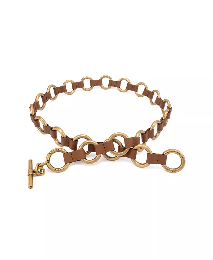 Многослойный ремень Multi Ring Belt Michael Kors, коричневый
Многослойный ремень Multi Ring Belt Michael Kors, коричневый