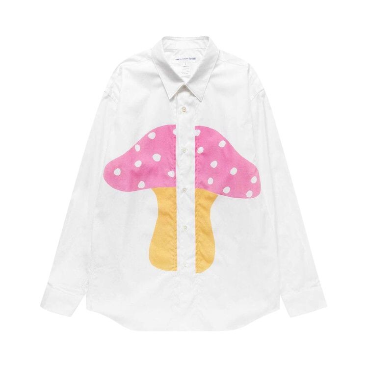 Рубашка Comme des Garçons SHIRT x Brett Westfall Mushroom Shirt White, белый
Рубашка Comme des Garçons SHIRT x Brett Westfall Mushroom Shirt White, белый