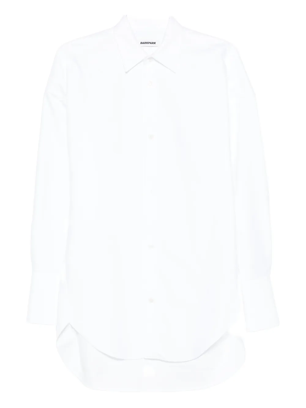 Рубашка с длинными рукавами и закругленным подолом DARKPARK, белый
Рубашка с длинными рукавами и закругленным подолом DARKPARK, белый