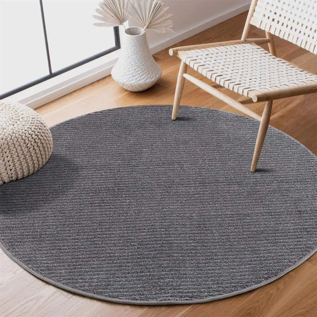 Ковер Carpet City "233-82-FANCY900", круглый, короткий ворс, однотонный, объемный, полосатый Ø 120 см, серый
Ковер Carpet City "233-82-FANCY900", круглый, короткий ворс, однотонный, объемный, полосатый Ø 120 см, серый