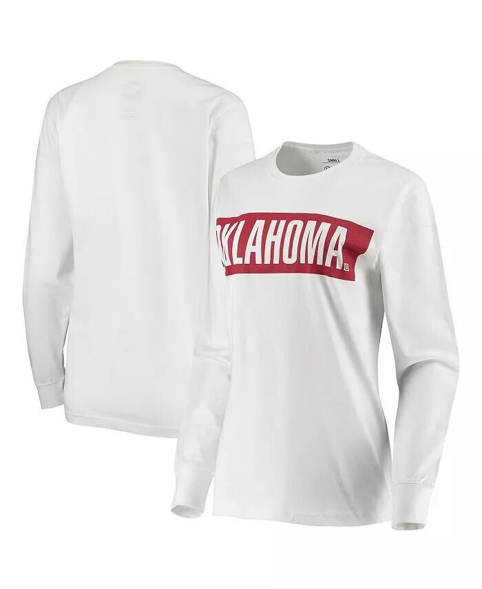 Белая женская футболка с длинным рукавом Oklahomaooners Big Block Whiteout Pressbox
Белая женская футболка с длинным рукавом Oklahomaooners Big Block Whiteout Pressbox