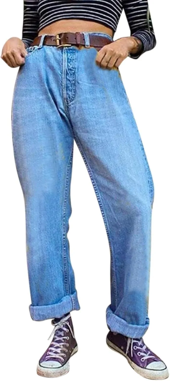 Женские джинсы Vintage широкие клеш JOFOW
Женские джинсы Vintage широкие клеш JOFOW