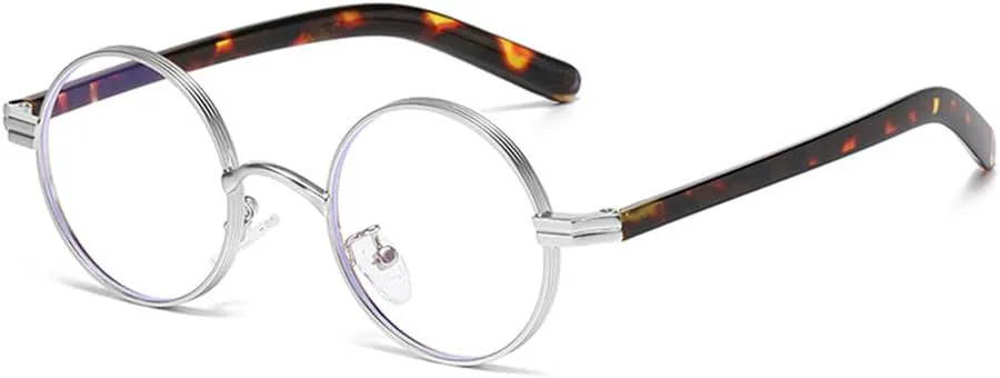 Солнцезащитные очки UV400 - маленькие круглые металлические панк-очки для женщин и мужчин, для бега и занятий спортом на открытом воздухе UYPTK, Silver Leopard Clear
Солнцезащитные очки UV400 - маленькие круглые металлические панк-очки для женщин и мужчин, для бега и занятий спортом на открытом воздухе UYPTK, Silver Leopard Clear