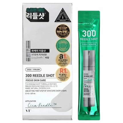 Reedle Shot 300 Микроиглы для лица Бустер 10 x 2 мл Vt Cosmetics
Reedle Shot 300 Микроиглы для лица Бустер 10 x 2 мл Vt Cosmetics