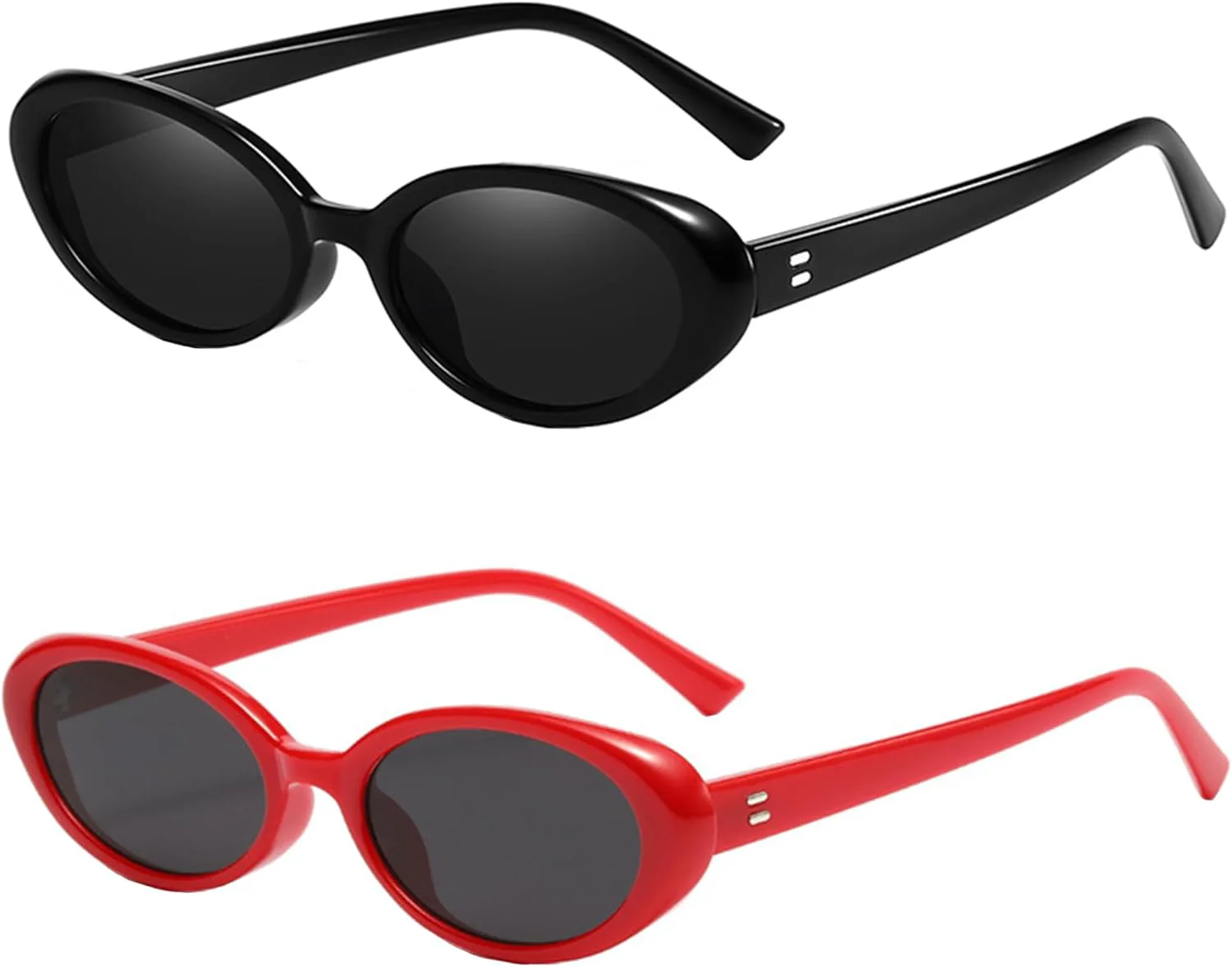 Ретро овальные солнцезащитные очки для женщин и мужчин в стиле 90-х, винтажные, маленькие, с защитой от УФ-излучения UV400 Teumire, A16 Black/Grey+red/Grey
Ретро овальные солнцезащитные очки для женщин и мужчин в стиле 90-х, винтажные, маленькие, с защитой от УФ-излучения UV400 Teumire, A16 Black/Grey+red/Grey