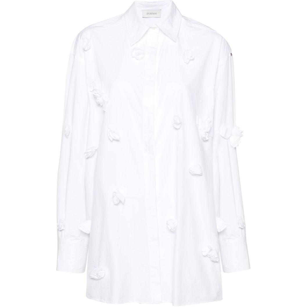 Футболка с длинными рукавами и цветочной отделкой SportMax, белая
Футболка с длинными рукавами и цветочной отделкой SportMax, белая