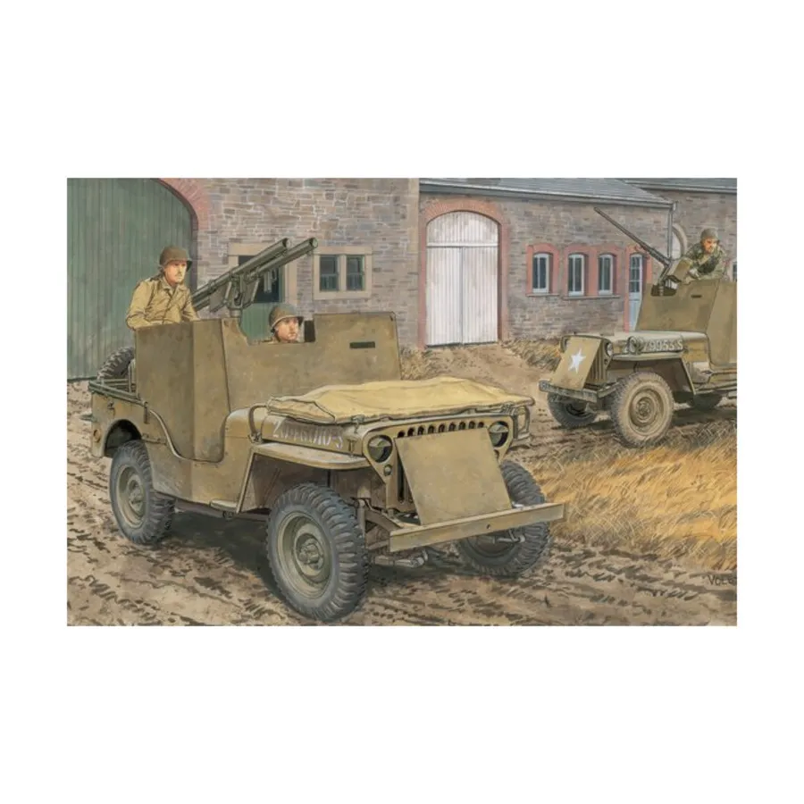 Бронированный грузовик 1/4 тонны 4x4 с базуками, Dragon Models - '39 to '45 Series - United States (1:35)
Бронированный грузовик 1/4 тонны 4x4 с базуками, Dragon Models - '39 to '45 Series - United States (1:35)