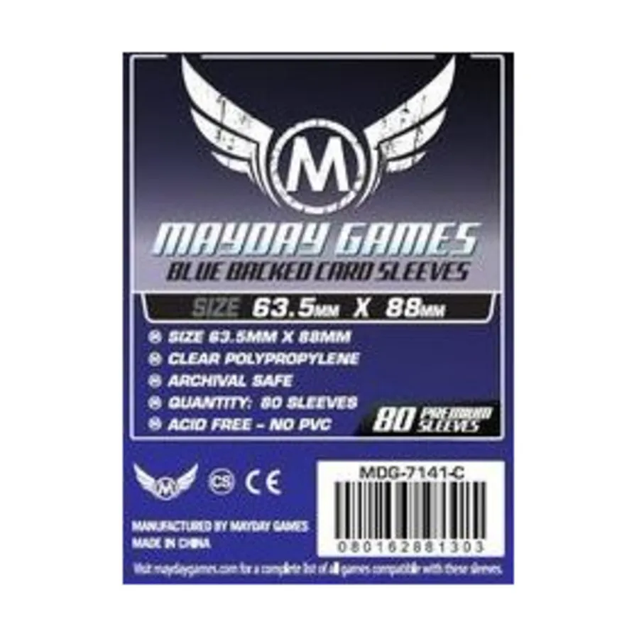 Карманы для карточек стандартного размера CCG — синие (80), Board Game Sleeves (Mayday Games)
Карманы для карточек стандартного размера CCG — синие (80), Board Game Sleeves (Mayday Games)
