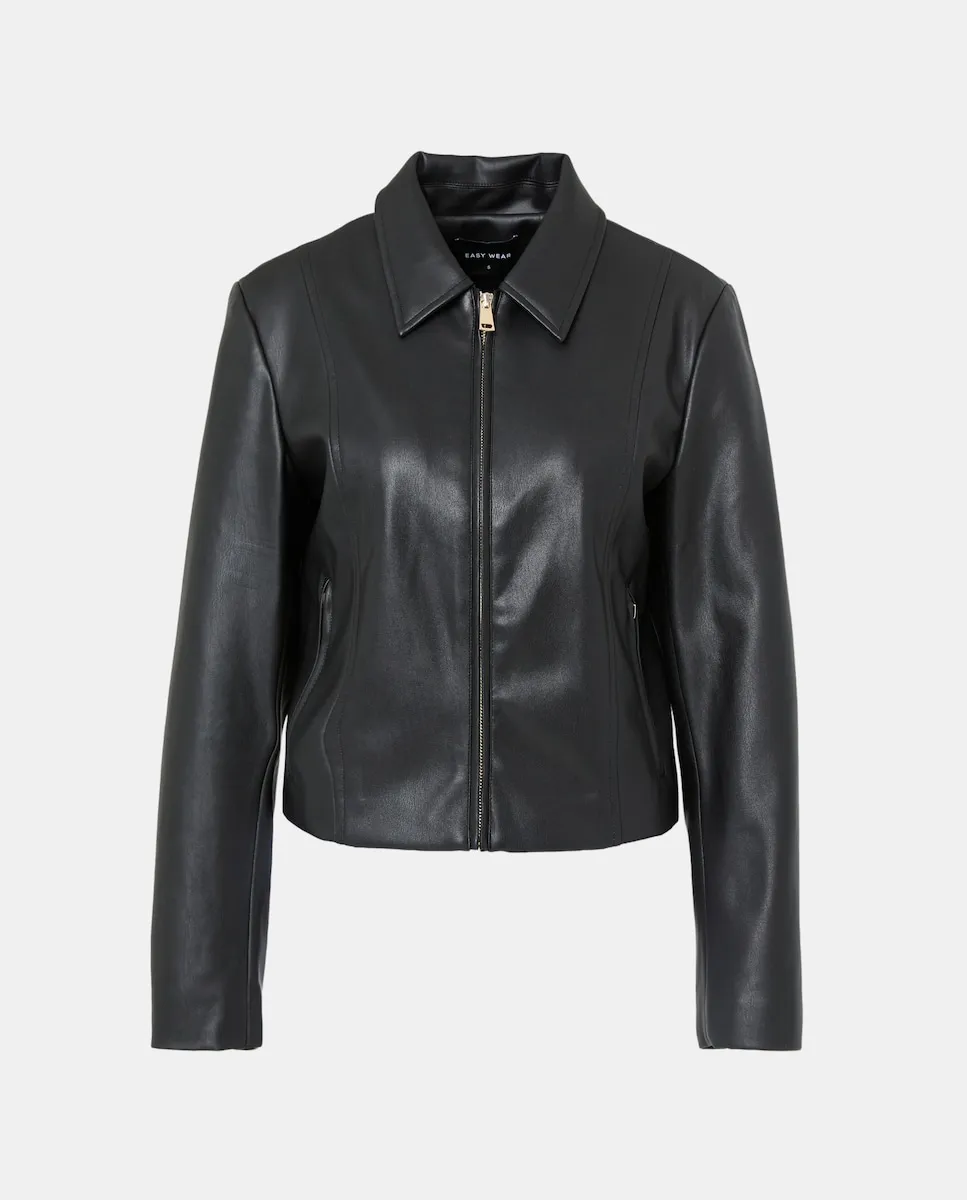 Женская куртка с эффектом кожи Easy Wear, черный
Женская куртка с эффектом кожи Easy Wear, черный