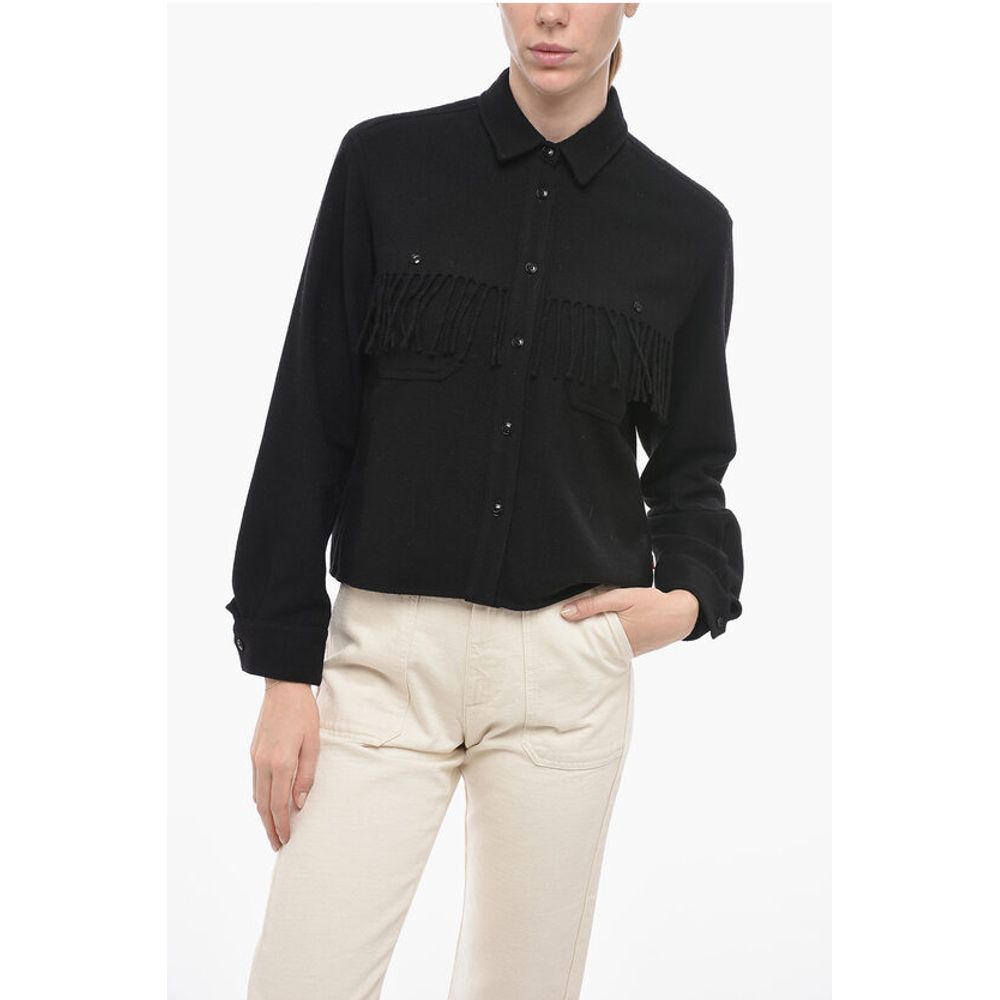 STAG OVER Рубашка с бахромой Woolrich, Black
STAG OVER Рубашка с бахромой Woolrich, Black