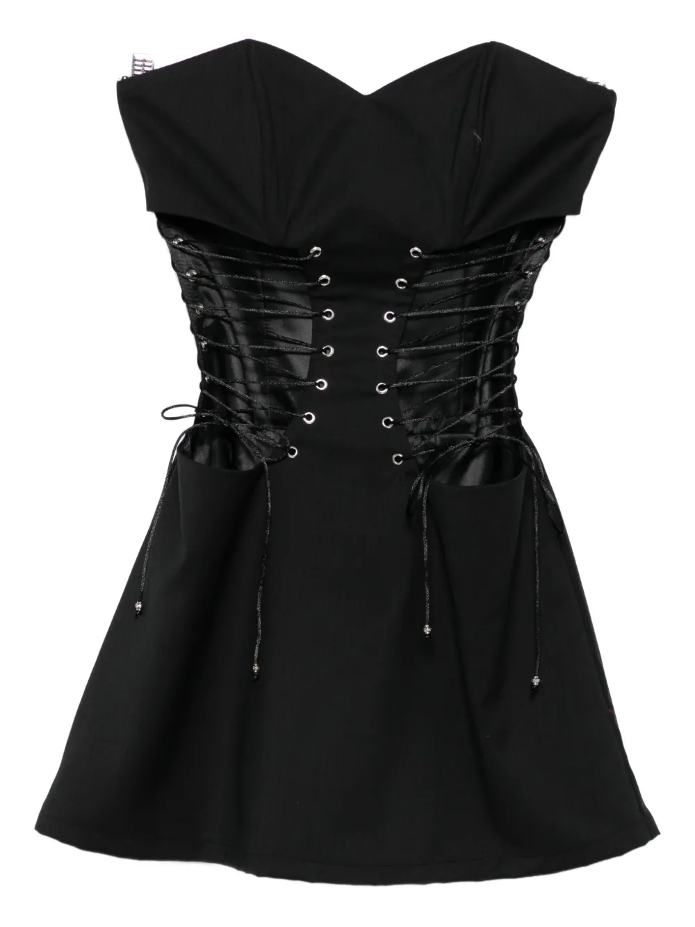 Мини-платье со шнуровкой Vestiaire d'un Oiseau Libre, черный
Мини-платье со шнуровкой Vestiaire d'un Oiseau Libre, черный