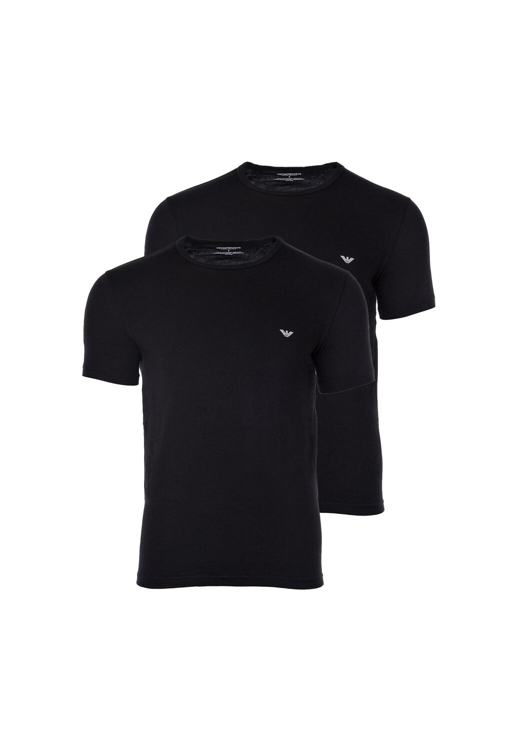 Набор из 2 мужских футболок — круглый вырез, круглый вырез, рукава до половины, однотонный EMPORIO ARMANI, цвет Schwarz Small
Набор из 2 мужских футболок — круглый вырез, круглый вырез, рукава до половины, однотонный EMPORIO ARMANI, цвет Schwarz Small