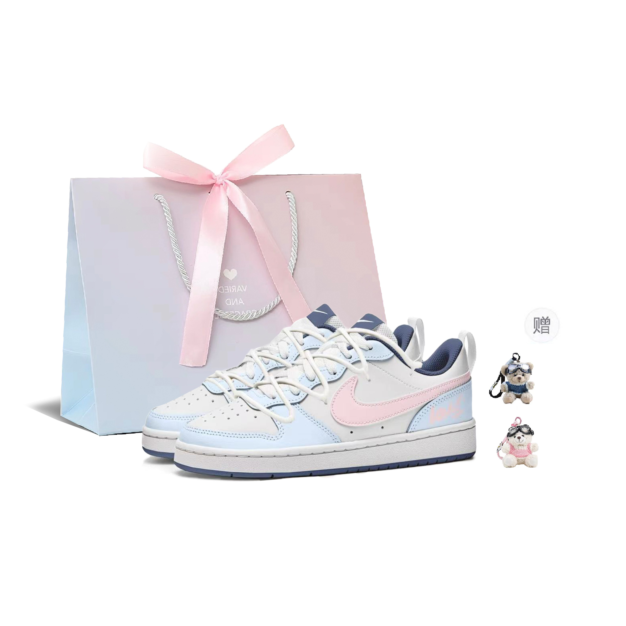 Низкие детские кроссовки для скейтбординга Court Borough Sea Salt Bubbles для подростков Nike, синий/розовый
Низкие детские кроссовки для скейтбординга Court Borough Sea Salt Bubbles для подростков Nike, синий/розовый