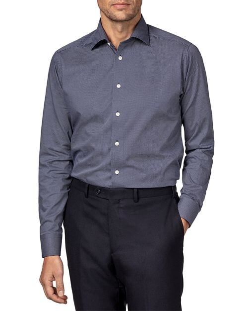 Классическая рубашка узкого кроя в горошек Eton, цвет Blue
Классическая рубашка узкого кроя в горошек Eton, цвет Blue