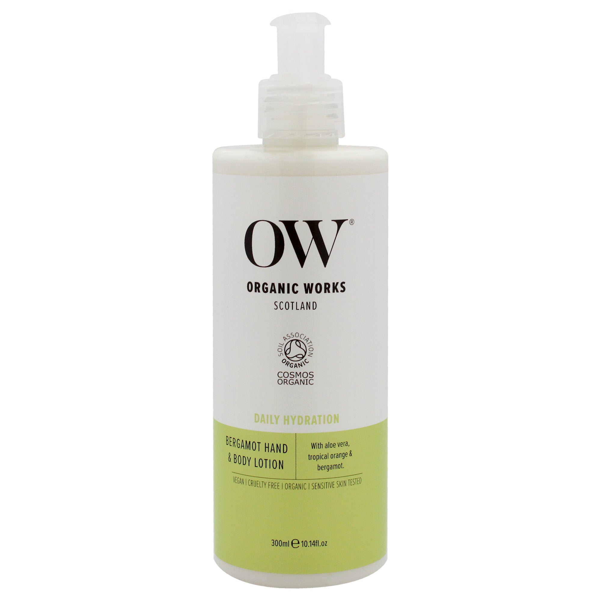 Увлажняющий лосьон для рук и тела Daily Hydration Hand and Body Lotion - Bergamot от Organic Works, подходит как для мужчин, так и для женщин - 300 мл (10,14 унций), прозрачный
Увлажняющий лосьон для рук и тела Daily Hydration Hand and Body Lotion - Bergamot от Organic Works, подходит как для мужчин, так и для женщин - 300 мл (10,14 унций), прозрачный