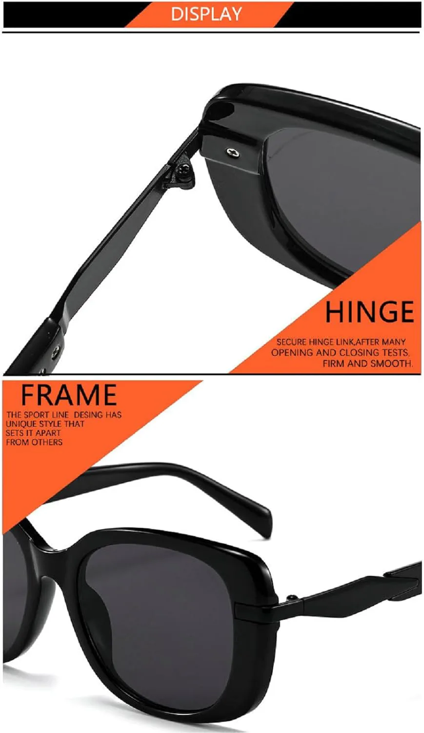 Крупные квадратные солнцезащитные очки для женщин, роскошные, модные, металлические, винтажные, для вождения, защита от ультрафиолета UV400 9005 Melrose, Orange
Крупные квадратные солнцезащитные очки для женщин, роскошные, модные, металлические, винтажные, для вождения, защита от ультрафиолета UV400 9005 Melrose, Orange