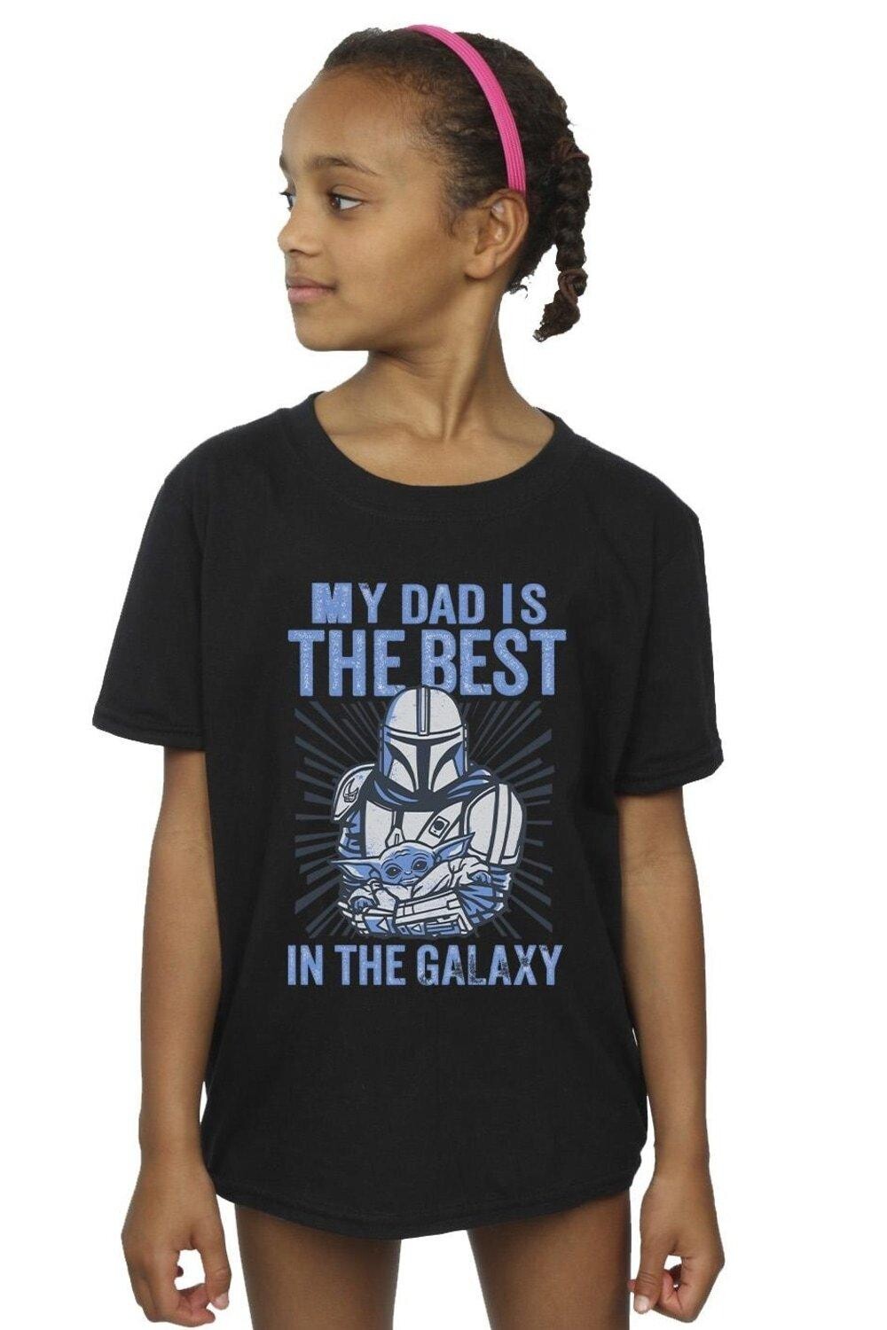 Хлопковая футболка Mandalorian Best Dad Star Wars, черный
Хлопковая футболка Mandalorian Best Dad Star Wars, черный