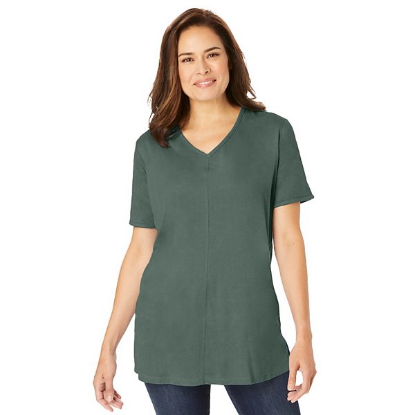 Футболка из искусственной замши Plus size Woman Within, Pine
Футболка из искусственной замши Plus size Woman Within, Pine