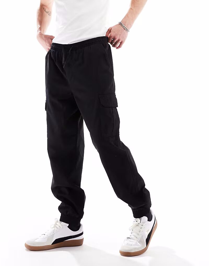 Брюки карго с манжетами New Look черного цвета
Брюки карго с манжетами New Look черного цвета