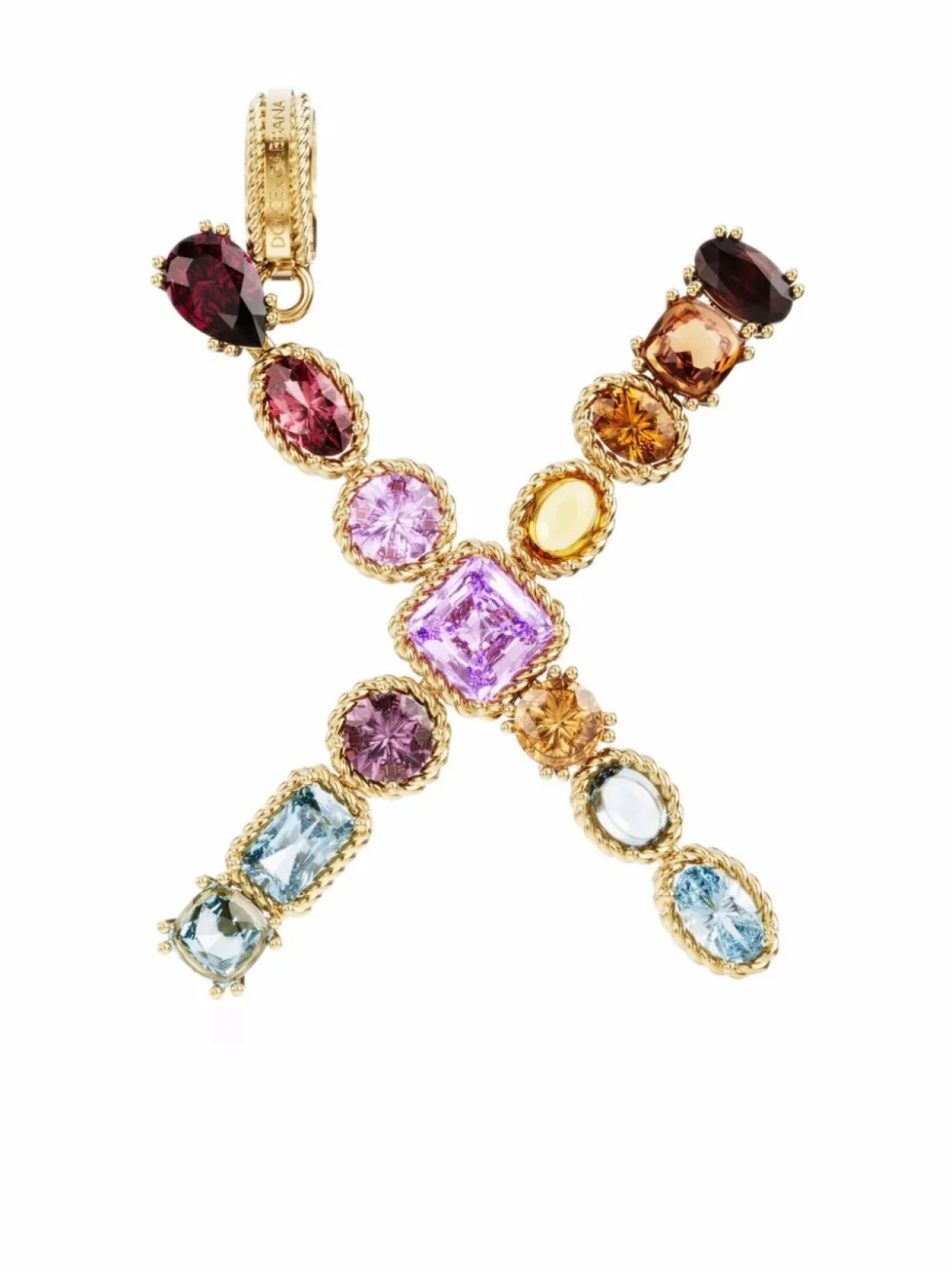Dolce & Gabbana подвеска Rainbow Alphabet X из желтого золота с камнями, золотой
Dolce & Gabbana подвеска Rainbow Alphabet X из желтого золота с камнями, золотой