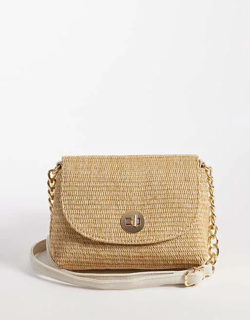 Плетеная сумка через плечо New Look с камнем
Плетеная сумка через плечо New Look с камнем