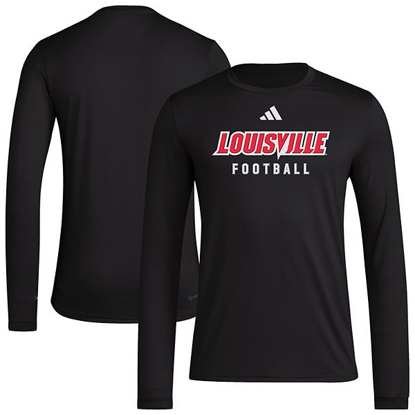 Мужская черная футболка с длинным рукавом Louisville Cardinals для тренировок Adidas
Мужская черная футболка с длинным рукавом Louisville Cardinals для тренировок Adidas