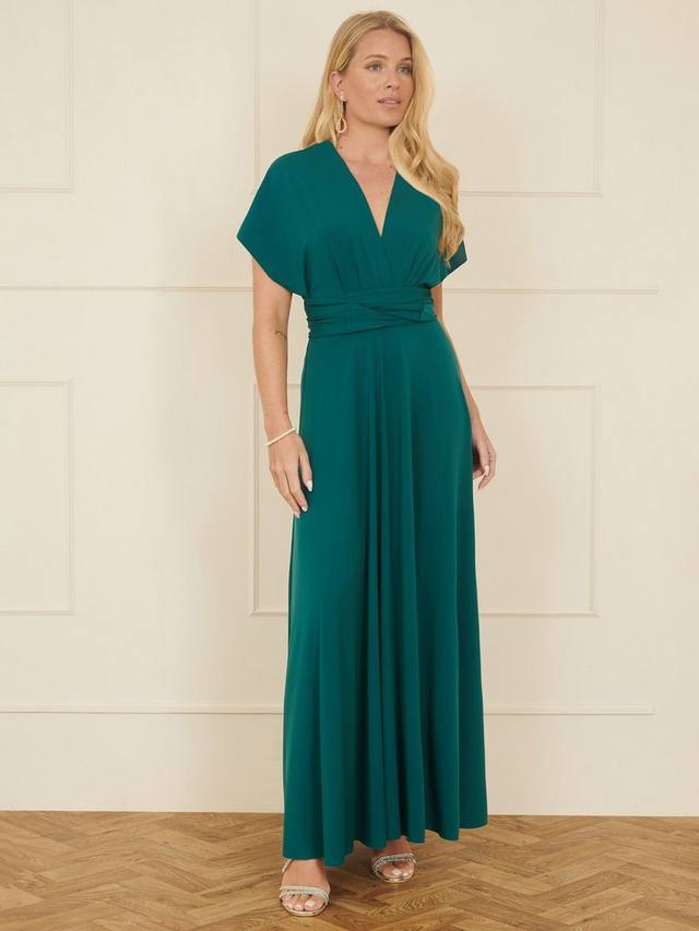 Эластичное многослойное платье макси Yumi, зеленый
Эластичное многослойное платье макси Yumi, зеленый