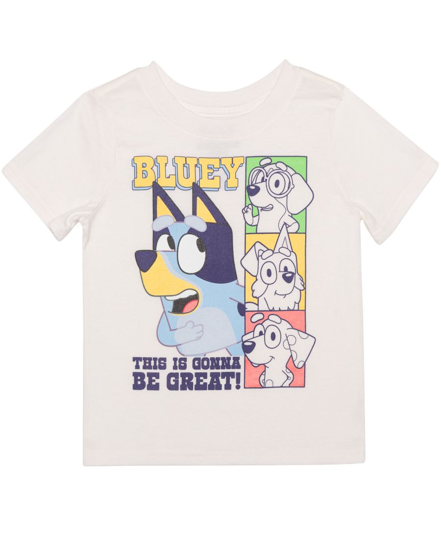 Детская футболка с коротким рукавом "Gonna Be Great" для мальчиков 2T-5T Bluey, Egret, Белый, Детская футболка с коротким рукавом "Gonna Be Great" для мальчиков 2T-5T Bluey, Egret
Детская футболка с коротким рукавом "Gonna Be Great" для мальчиков 2T-5T Bluey, Egret, Белый, Детская футболка с коротким рукавом "Gonna Be Great" для мальчиков 2T-5T Bluey, Egret