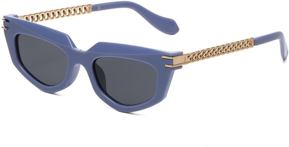 Квадратные коричневые солнцезащитные очки для женщин и мужчин, золотистая оправа с металлической цепочкой, ретро-стиль, повседневные солнцезащитные очки с защитой от УФ-излучения UV400 WNCKSQ, Blue
Квадратные коричневые солнцезащитные очки для женщин и мужчин, золотистая оправа с металлической цепочкой, ретро-стиль, повседневные солнцезащитные очки с защитой от УФ-излучения UV400 WNCKSQ, Blue