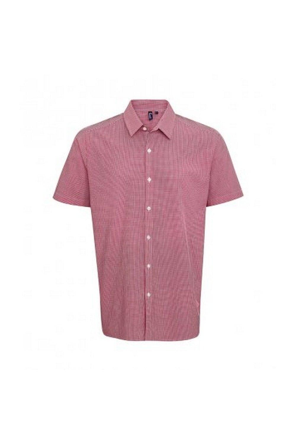 Рубашка с коротким рукавом в мелкую клетку Premier, красный
Рубашка с коротким рукавом в мелкую клетку Premier, красный