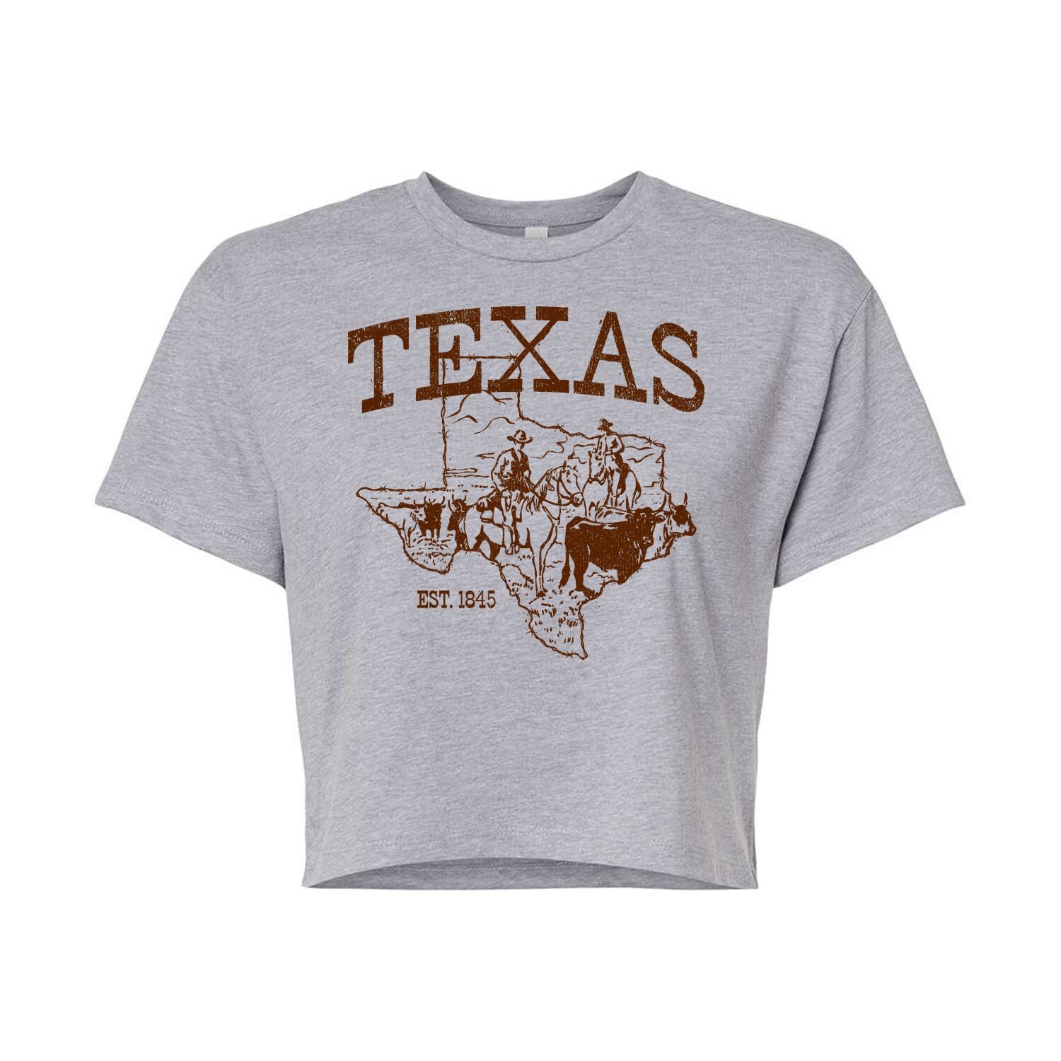 Укороченная футболка с рисунком Техас для юниоров Licensed Character, серый
Укороченная футболка с рисунком Техас для юниоров Licensed Character, серый