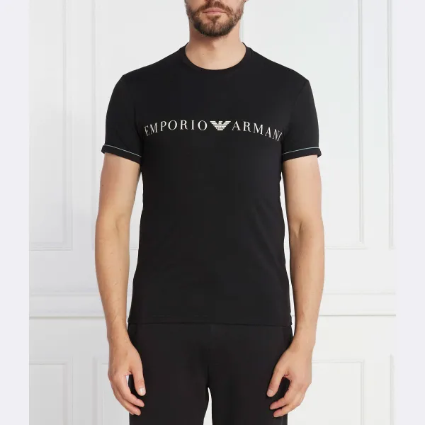Футболка обычного кроя в стиле домашней одежды Emporio Armani, черный
Футболка обычного кроя в стиле домашней одежды Emporio Armani, черный