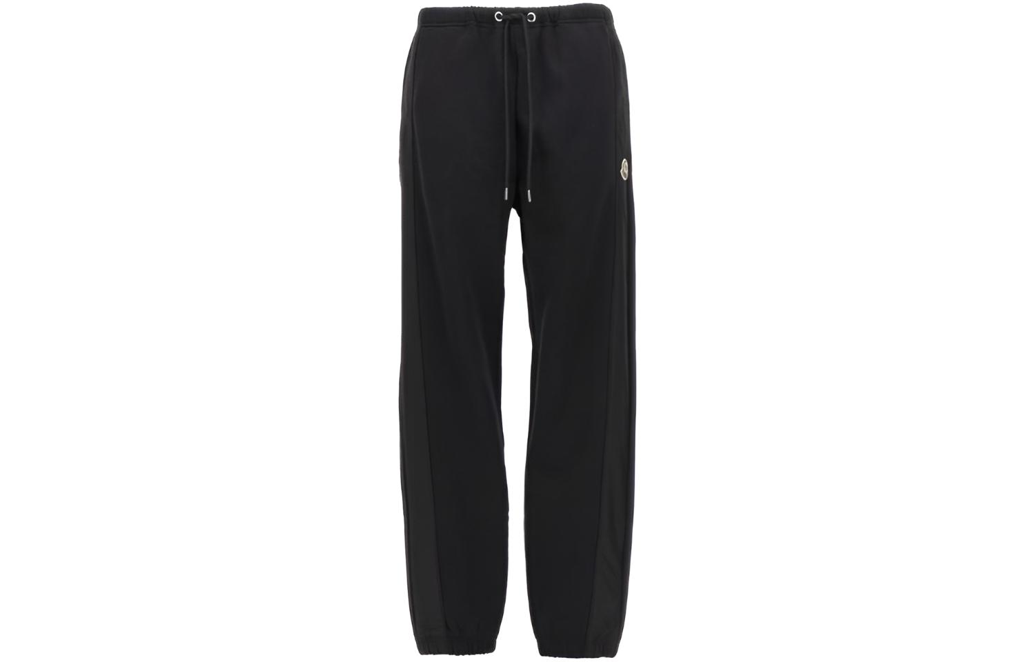Монклер Спортивные брюки с логотипом на шнурке, черные
Монклер Спортивные брюки с логотипом на шнурке, черные