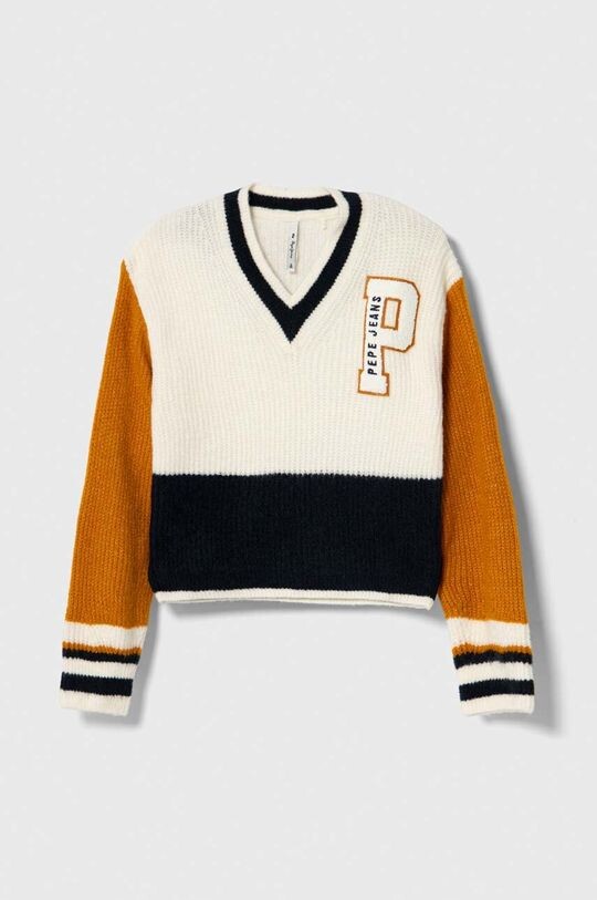 Свитер с добавлением шерсти для ребенка Pepe Jeans, белый
Свитер с добавлением шерсти для ребенка Pepe Jeans, белый